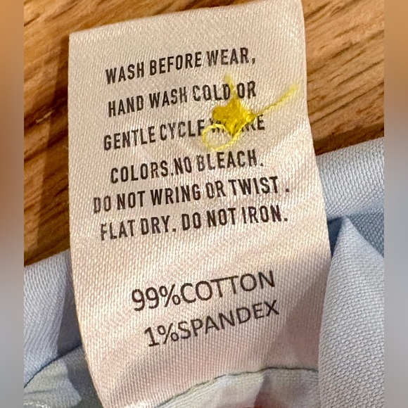 Sovereign Code Short Sleeve Button Up, Light Blue w/Yellow Green‎ Pineapples, XL - Picture 4 of 5